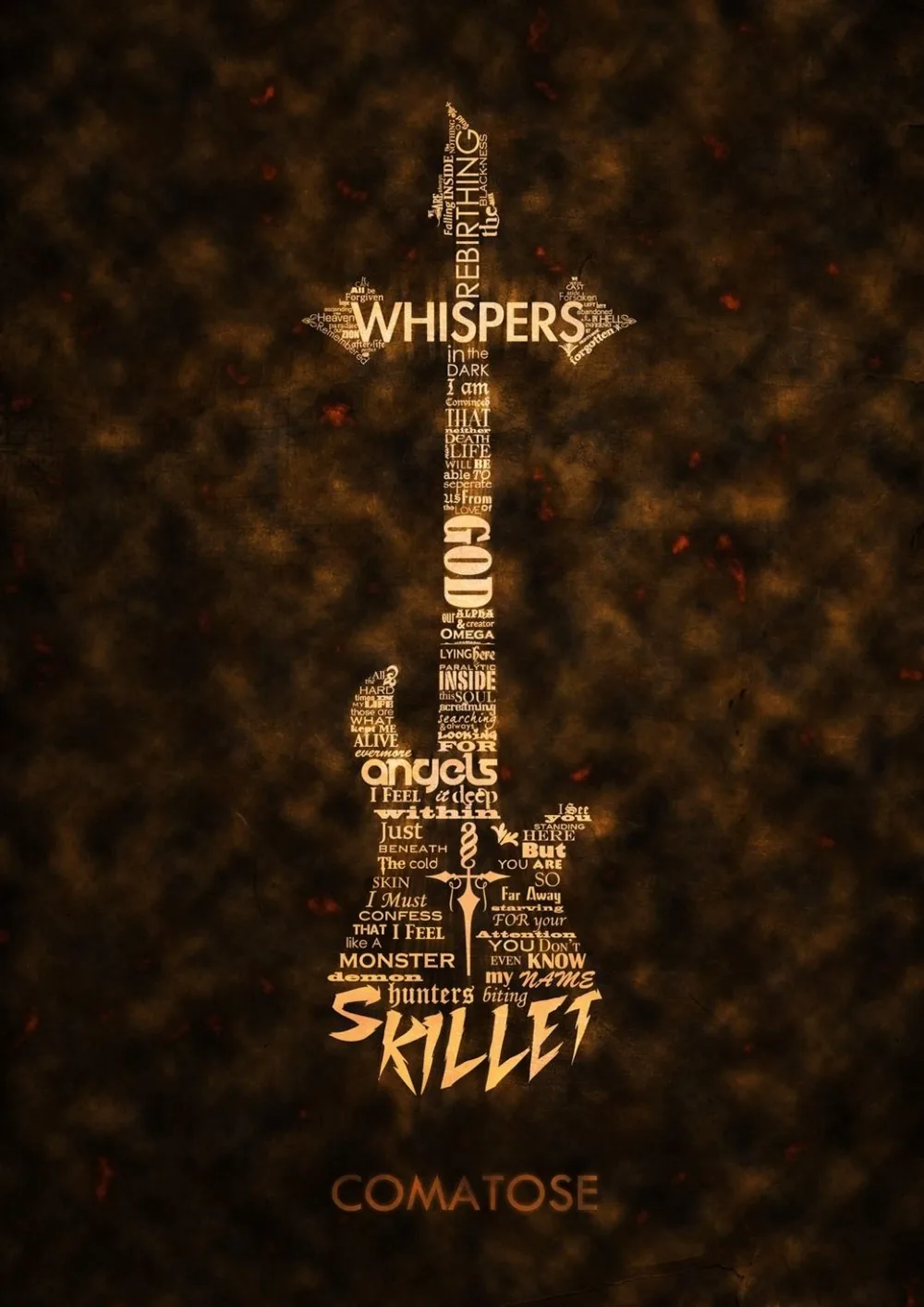 Домашний декор Skillet Christian Rock Band 3-шелковый художественный постер настенная