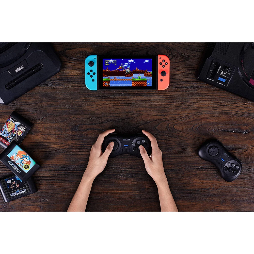 8Bitdo M30 геймпад для sega Genesis MD Mega Drive контроллер для nintendo Switch для Raspberry Pi беспроводной ПК Джойстик Android