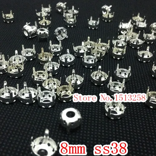 

Round Hollow Silver Metal Claw For Assembling Rivoli Fancy Stone Setting,Acrylic Round Stone ss38 8mm,1000pcs/lot