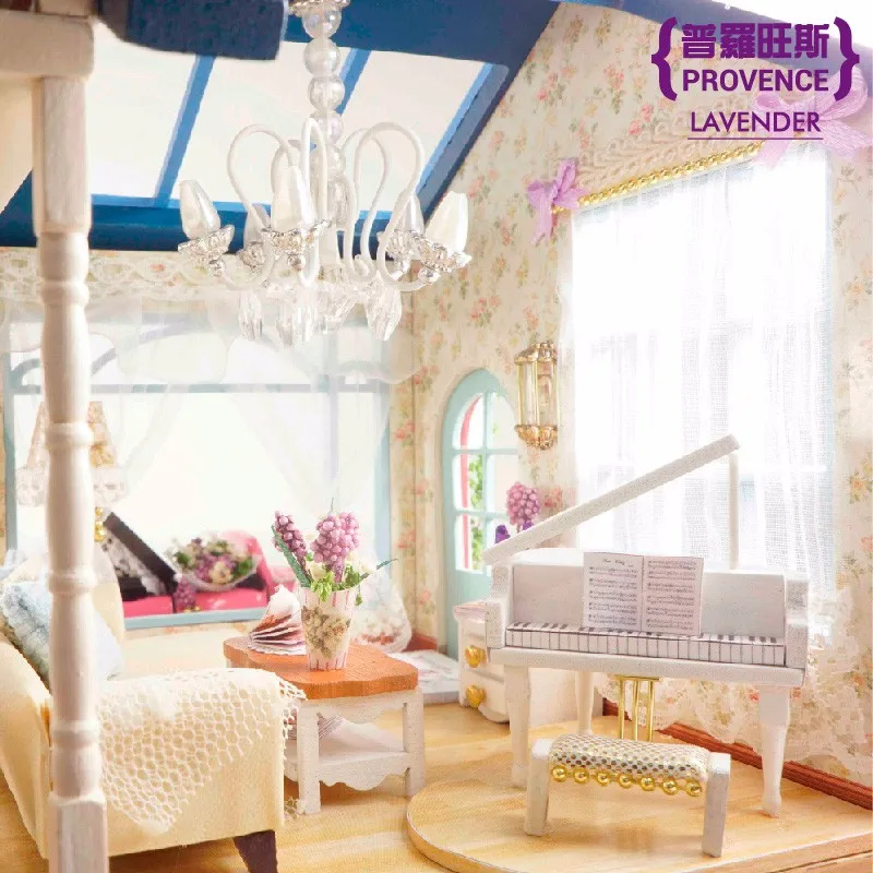 Cuterom 1:24 DIY ручной миниатюрный светодиодный светильник с активацией голоса и