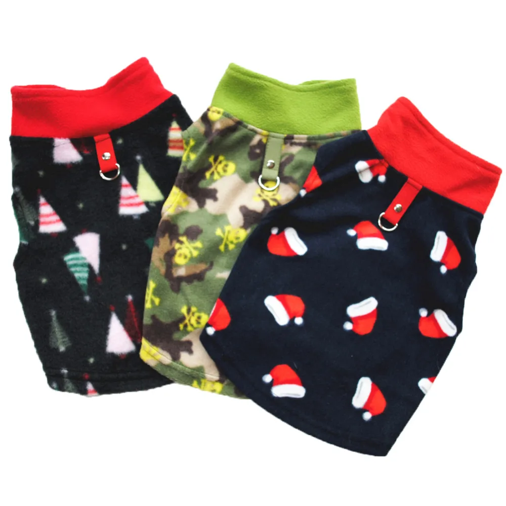 

Winter Dog Coat Christmas Puppy Pet Clothes Chihuahua Jacket French Bulldog Clothing Warm Fleece Dog Clothes For Small Dogs 35