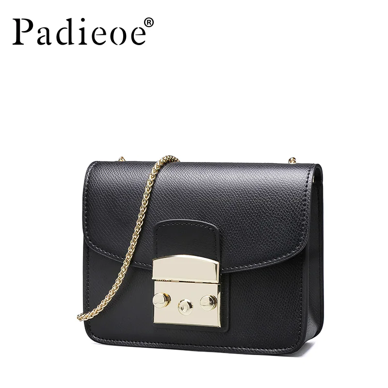 

Padieoe 2019 new bags for women messenger bag leather luxury shoulder bag evening bag fashion crossbody purse vintage