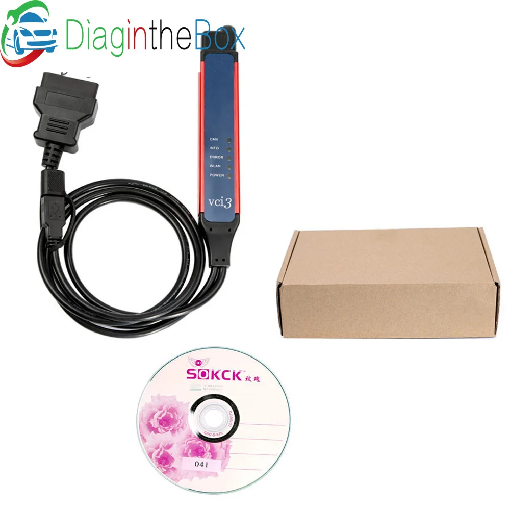 

For scania V2.31 VCI-3 OBD2 Connector VCI3 Wifi Wireless Professional Truck Diagnostic Tool with SDP3 2.31 VCI3