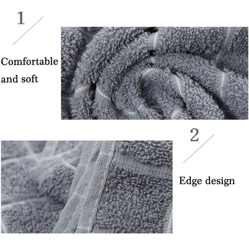 Большое клетчатое Хлопковое полотенце, моющееся домашнее полотенце для лица, пары, мужские и женские модели, мягкое впитывающее полотенце для лица/волос/рук, 35x75 см для взрослых