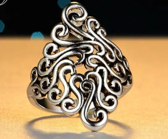 Индивидуальные дизайнерские кольца для милых женщин, женские красивые подарки, настоящее чистое серебро 925 пробы, блестящие стразы - Цвет основного камня: Thai silver