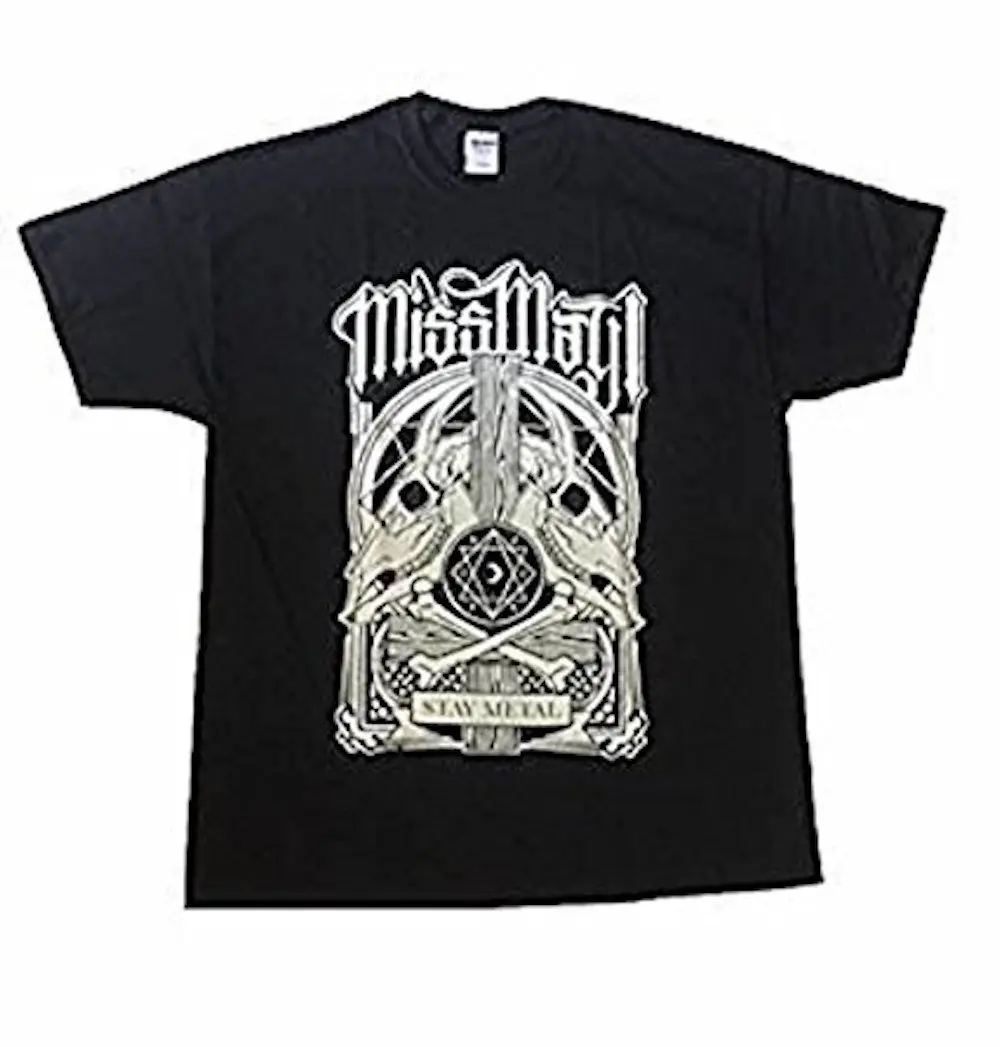 Футболка Miss May I Goat Skulls Мужская официальная тенниска крутая забавная майка с