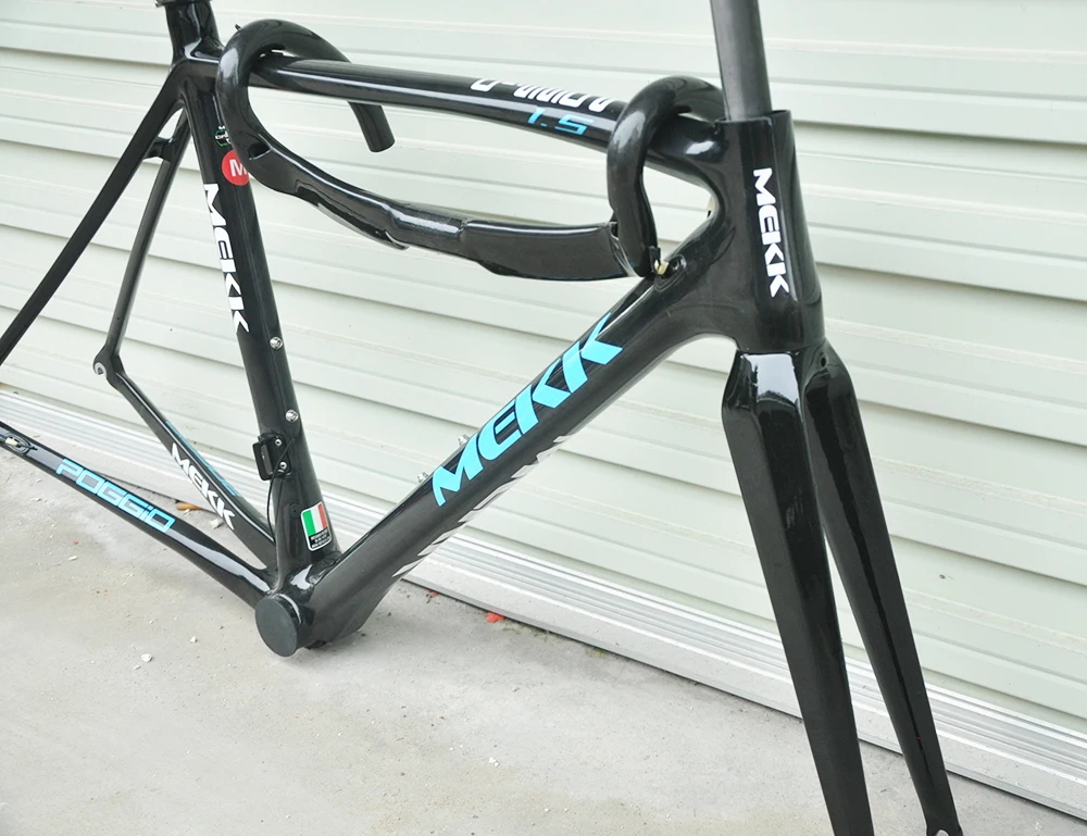 Perfect carbon bike frame with fork and seatpost handle  cool price 700c Mk  Gloss 56 cm inner cable full carbon tapered road bike frame 4