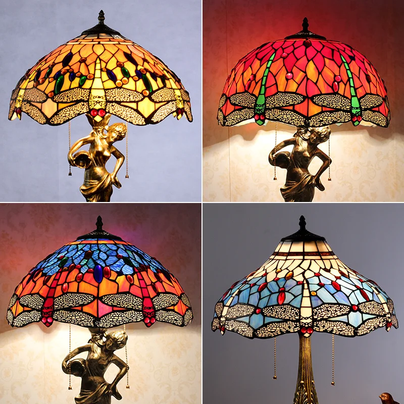 stained glass bedside lamps
