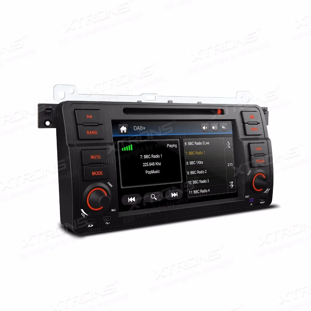 Top 7" Car DVD player for BMW E46 1998-2006 &BMW E46 M3 2000-2006 with Built-in Vehicle Standard DAB+ Module & Bluetooth 4.0 Support 2