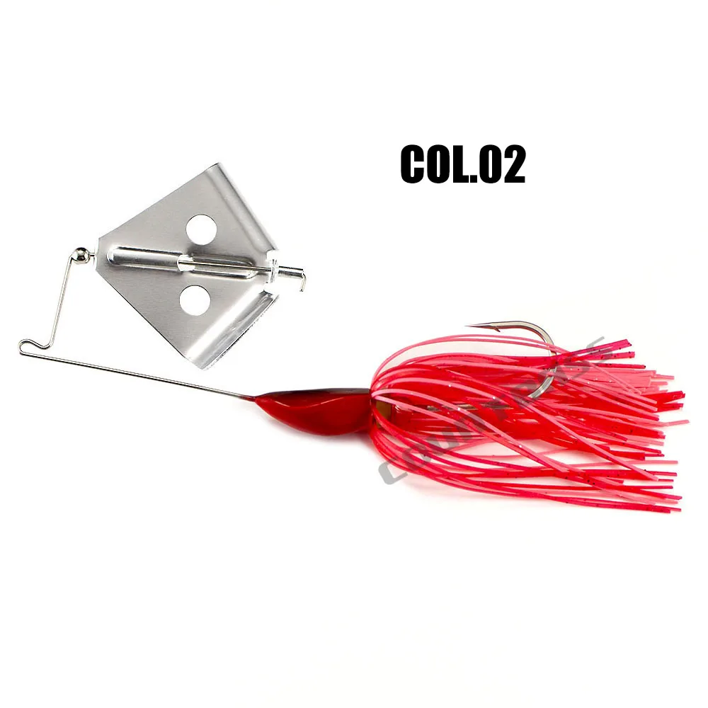 1/2oz Countbass Buzzbaits with VMC hook 4/0, Buzz bait Silicone Skirt  Spinning Blade Fishing Lures Bass Bait