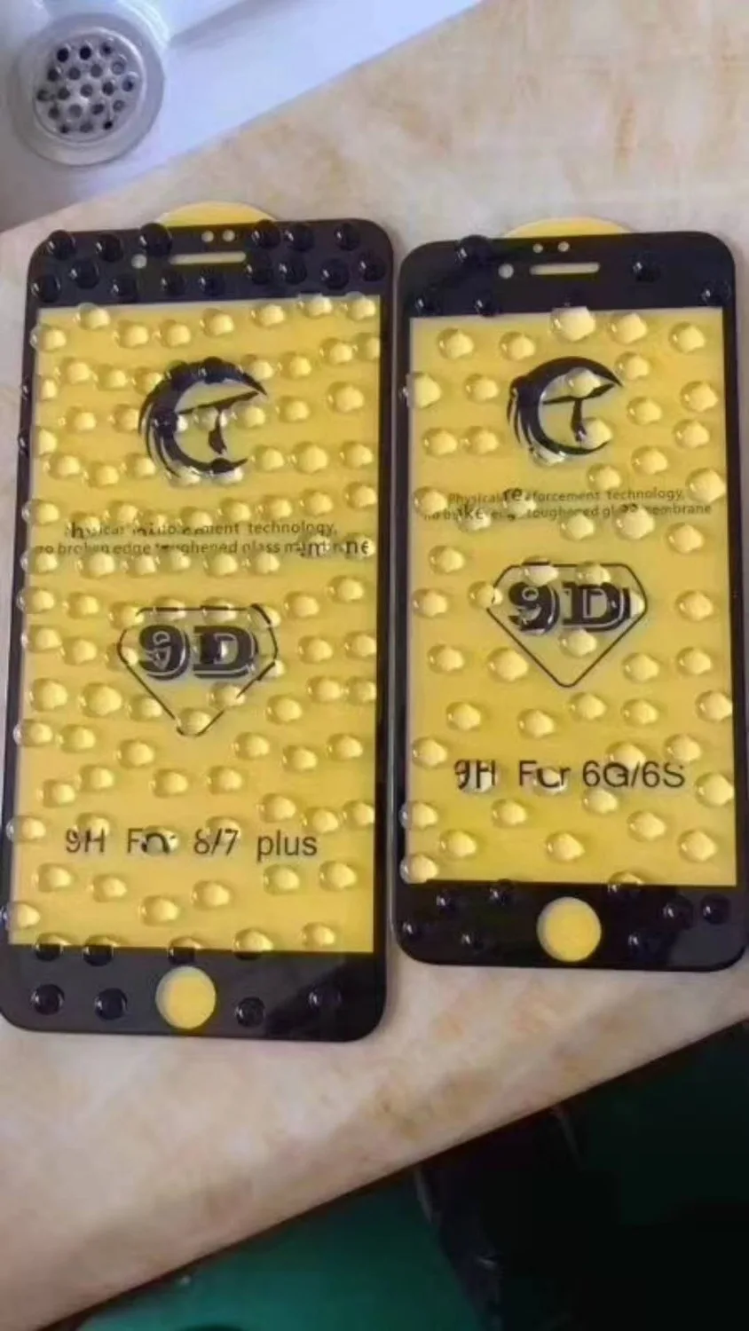 9D 9H ультратонкое закаленное стекло для iPhone X 8 7 6 6S Plus защита экрана Защитная