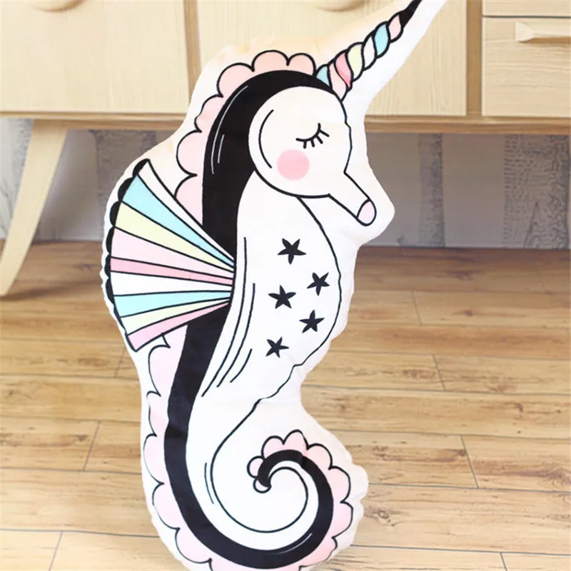 MIAOOWA Cartoon Animal Toy Cute Cat Lovely Seahorse Cool Unicorn Plush Pillow Soft Plush Toys New Style Doll Gift For Children MIAOOWA Cartoon Animal Toy Cute Cat Lovely Seahorse Cool Unicorn Plush Pillow Soft Plush Toys New Style Doll Gift For Children