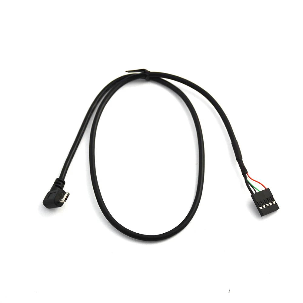 DANSPEED 20 дюймов Micro USB штекер для Dupont 5P Женский Разъем материнская плата кабель Шнур 50 см/1,5 фута