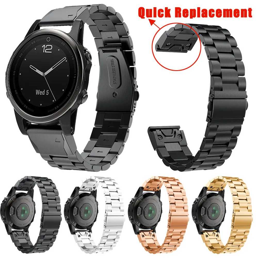 2018 New Quick Replacement Stainless Steel Easy Fit Wrist Band For