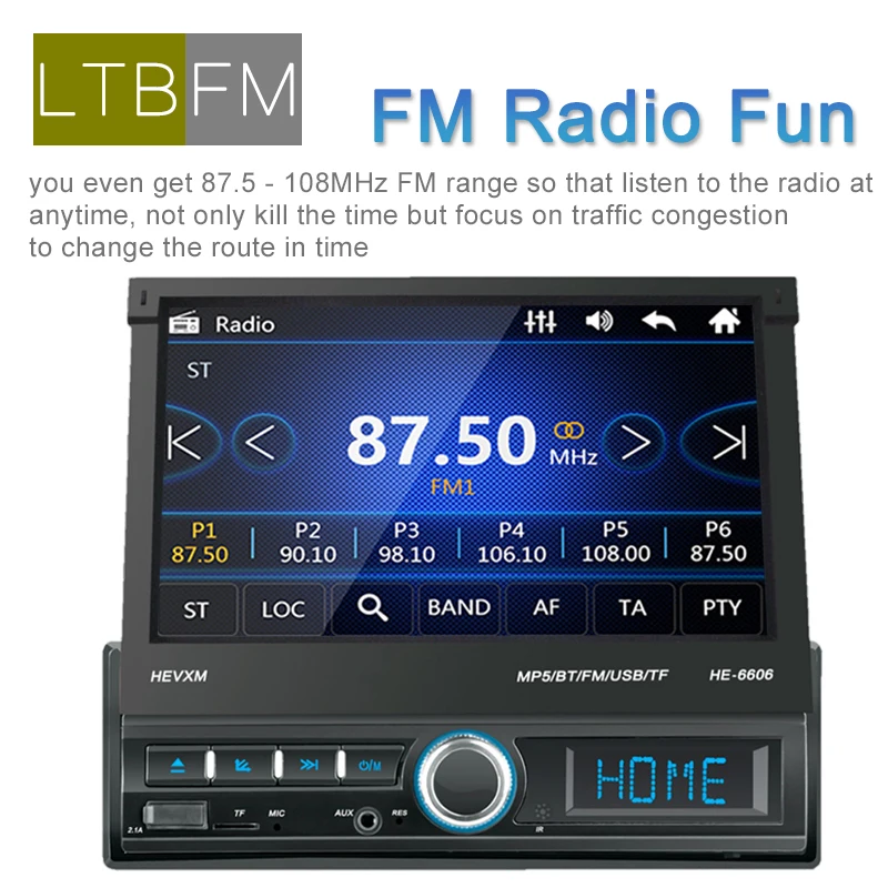 LTBFM 2 Din автомобильное радио Bluetooth Зеркало Ссылка 2din автомобильный мультимедийный плеер сенсорный экран Выдвижной MP5 плеер USB аудио стерео автомобиль