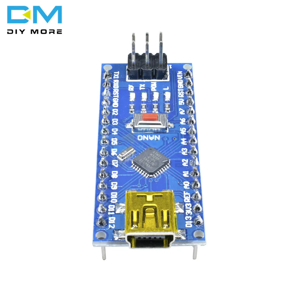 Плата драйвера микроконтроллера CH340 CH340G NANO 3 0 Mini USB Atmega328 ATmega328P модуль 5 в 16 м для