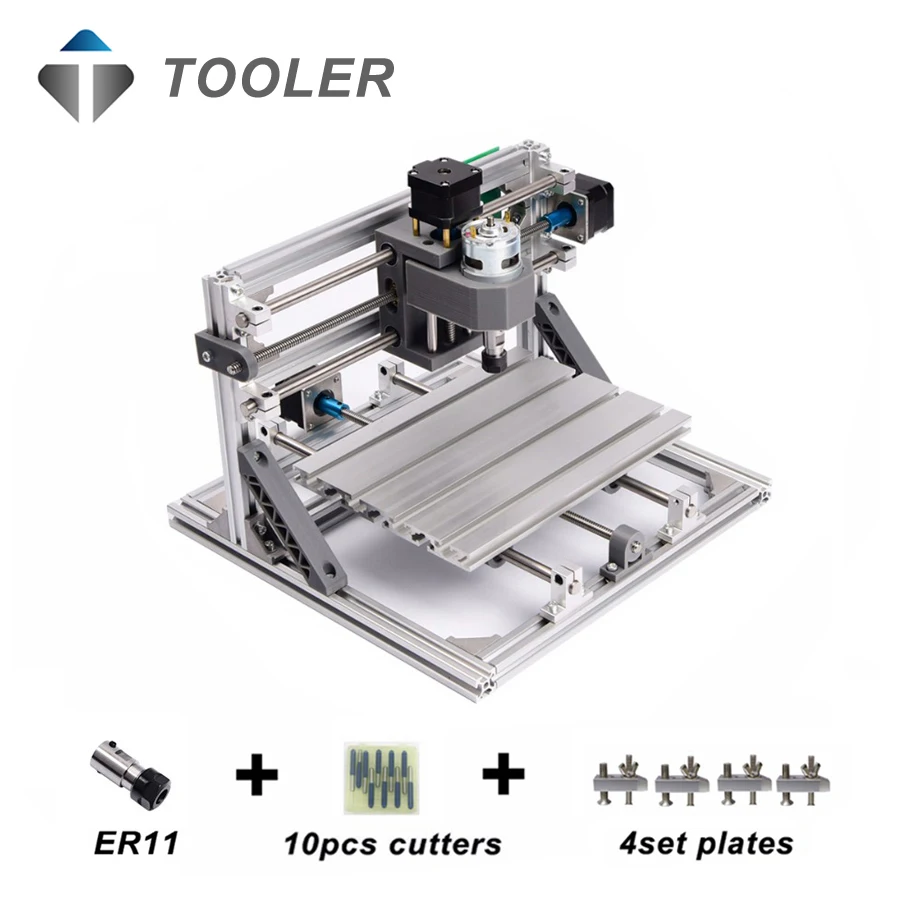 CNC 2418 With ER11 Laser Options Mini Cnc Engraving Machine Pcb Milling Machine Wood Carving Machine