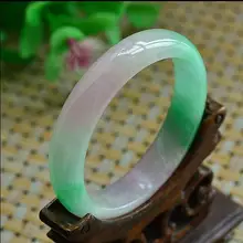 Нефритовый браслет женский нефритовый браслет изумрудно-зеленый фиолетовый браслет нефритовый браслет 54 мм 00125