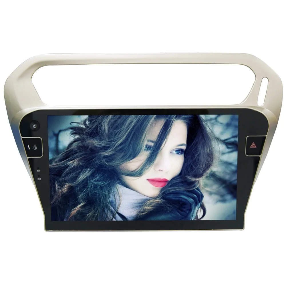 10 1 &quotHD 1024*600 Android 6 0 Автомобильный DVD GPS Радио Навигация стерео для Peugeot 301 Citroen Elysee