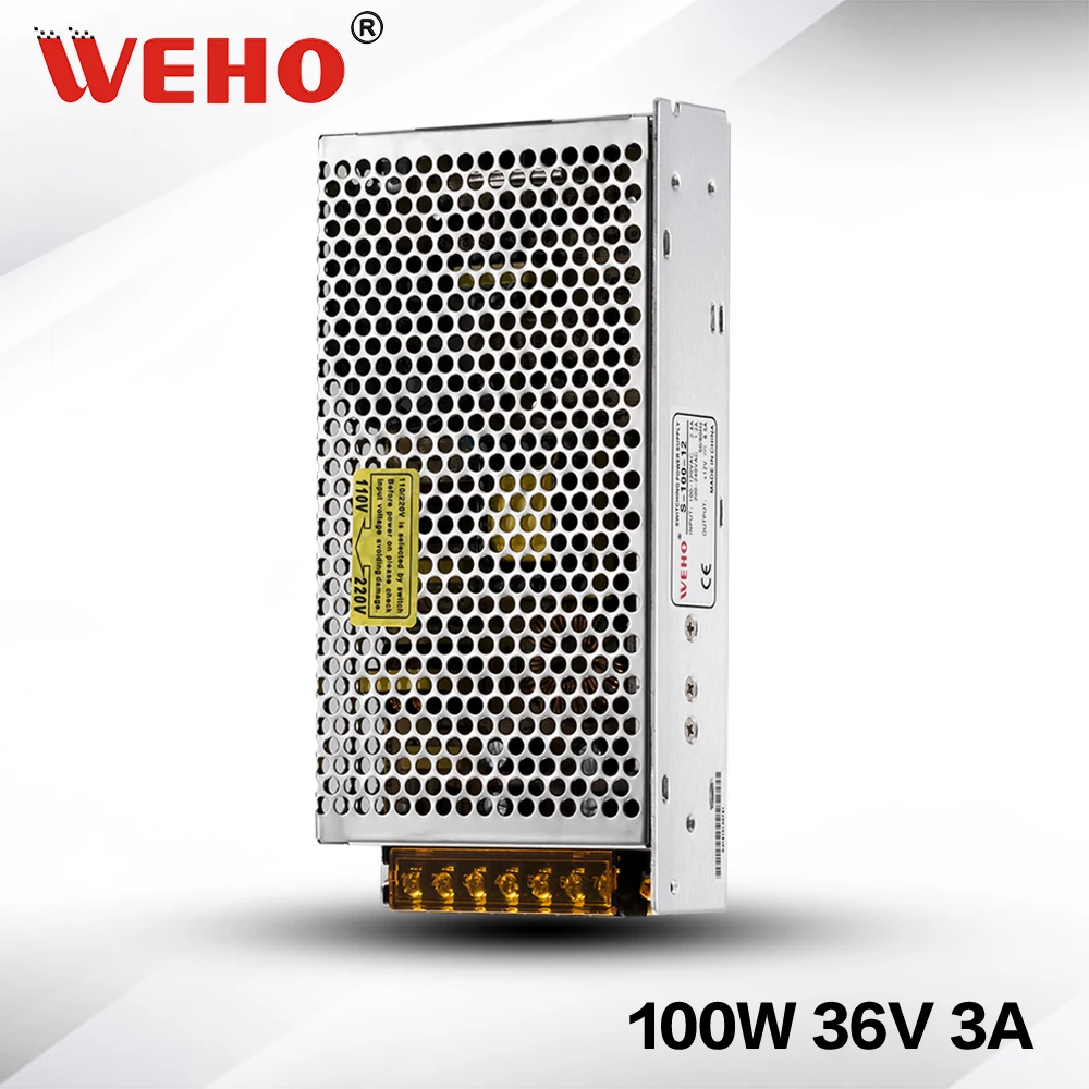 

(S-100-36) ISO9001 CE Rohs approved 100w 36V DC smps 100w switch power supply 36v