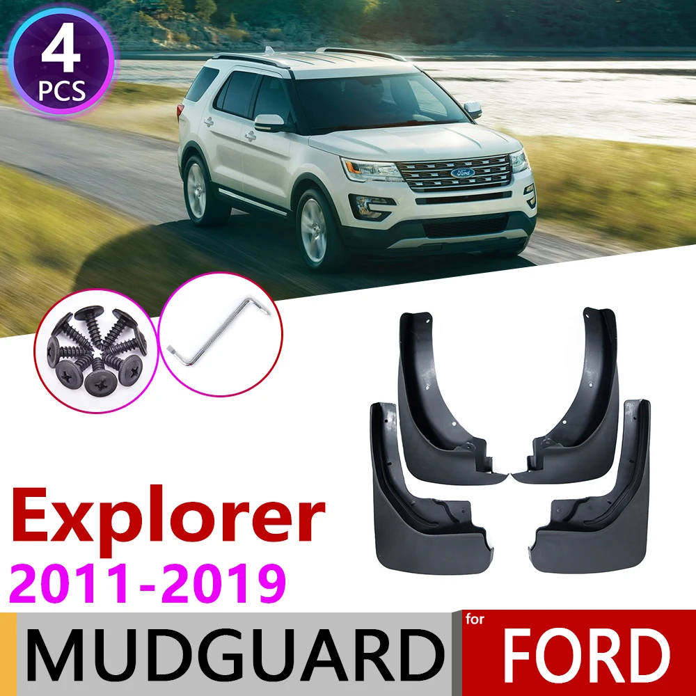 

for Ford Explorer 2011~2019 U502 MK5 Fender Mud Flaps Guard Splash Flap Mudguards Accessories 2012 2013 2014 2015 2016 2017 2018
