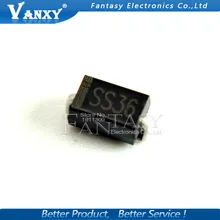 100 шт. SS36 30v 60a SMD SR360 Диод SMA sk36