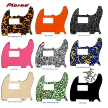 Pleroo гитары Запчасти-для нас Стандартный 5 резьбовыми отверстиями 52 год Теле Telecaster с паф хамбакер гитары накладку к царапинам пластины