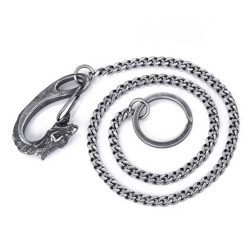 Simple retro men 's clothing pants chain fine fine titanium steel pants chainin Key Chains from