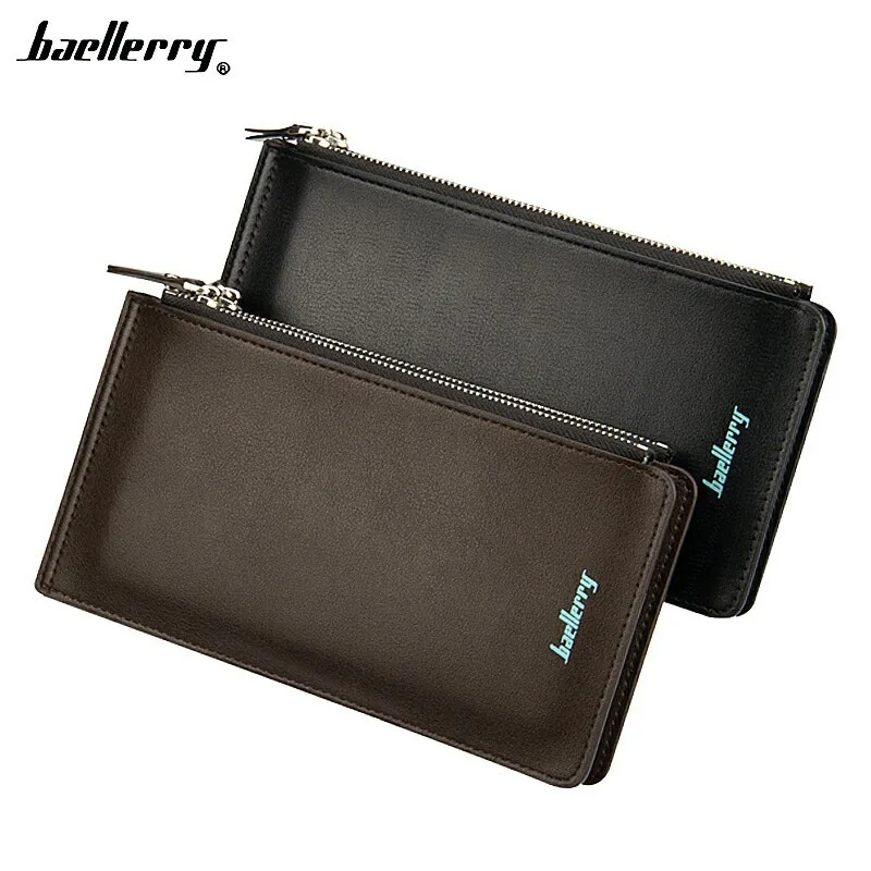 Men Wallet Money Bag Male Bifold Long PU Coin Plastic Card Pocket New Model Design Hot Unique Famous Brand Cell IPhone Clutch