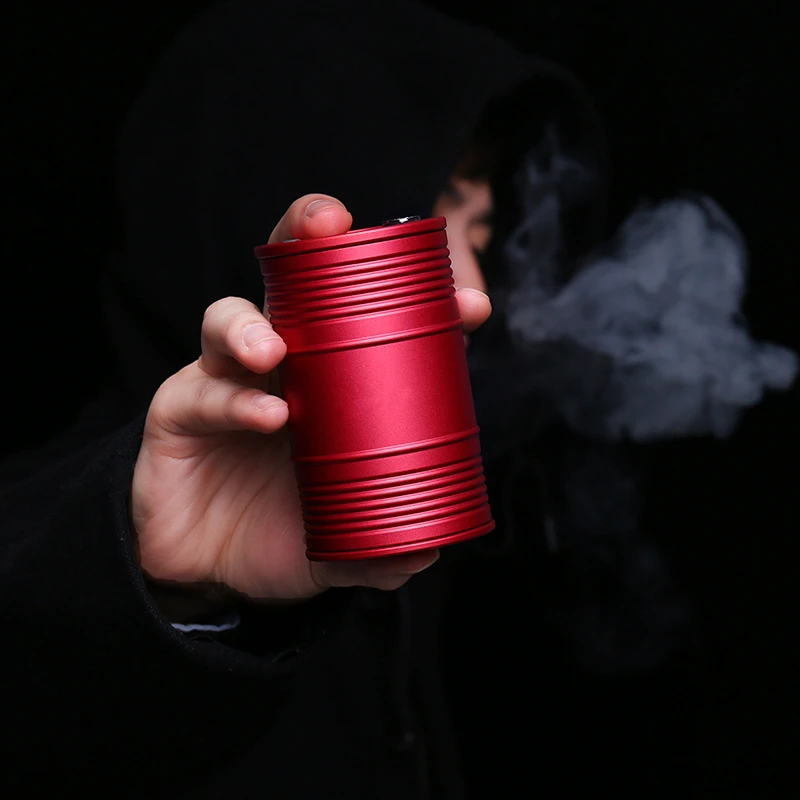 

Stainless Steel black red Car Ashtray Portable Easy Clean Auto Cigarette Ashtray Holder Cenicero Cendrier for most Cup Holder