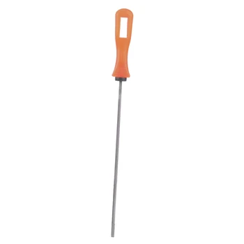 

LETAOSK 4mm Chainsaw Saw Sharpener Sharpening Round Files with Orange Plastic Handle for Woodwork Tool File Holder
