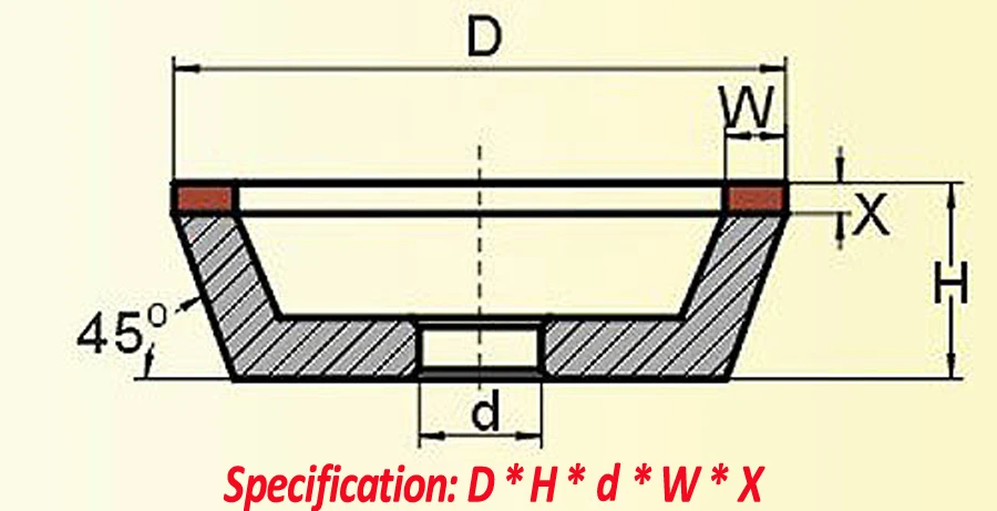 100mm Diamond Grinding Wheel Cup 180 Grit Cutter Grinder for Carbide Metal 100mm Diamond Grinding Wheel Cup 180 Grit Cutter Grinder for Carbide Metal