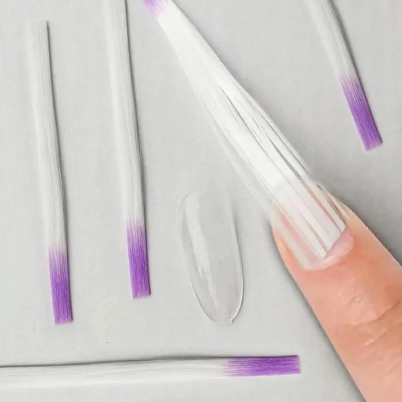

1 Pack Professional Fiberglass Nail Extension Glass Fiber for Nail Silk Extension Nail Form Acrylic Tips Nail Salon