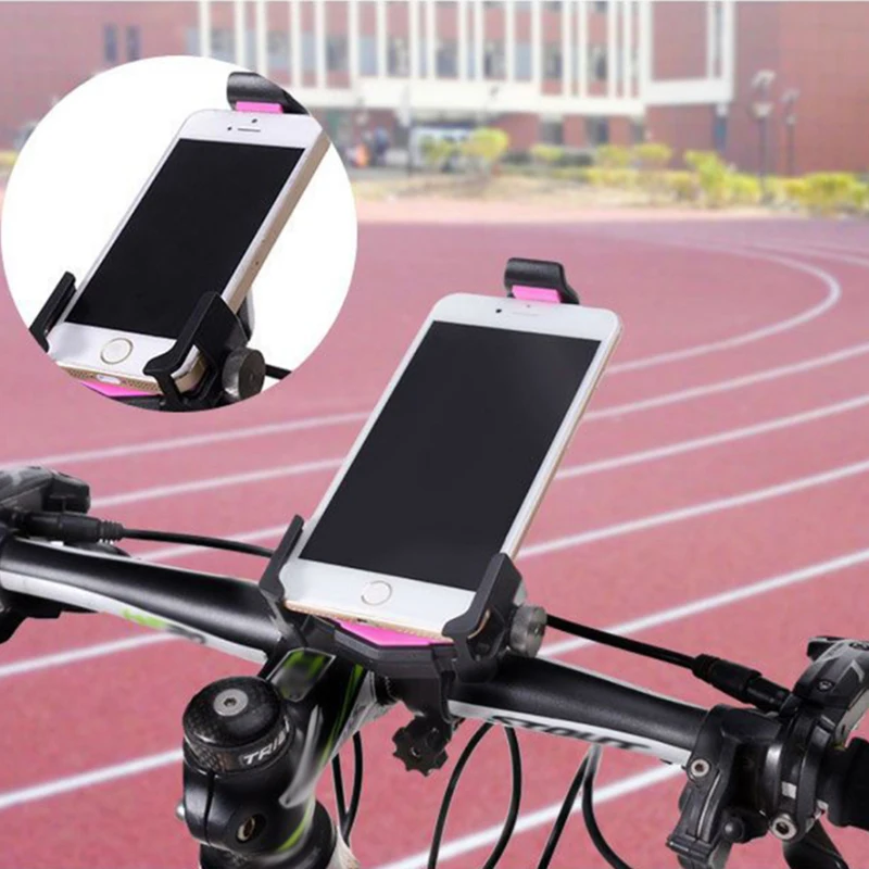 Cycling Bicycle Mobile Phone Holder Fixed Clip Mountain Bracket Riding Accessories Bike Phone