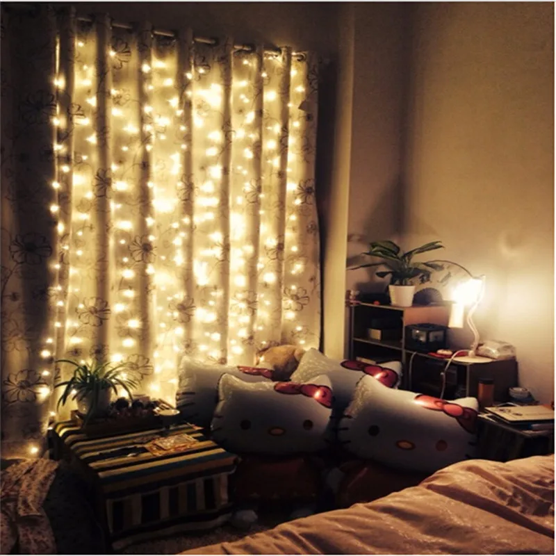 3M x 3M 300 LED Outdoor Home Warm White Christmas Decorative xmas String Fairy Curtain Garlands Strip Party Lights For Wedding 3M x 3M 300 LED Outdoor Home Warm White Christmas Decorative xmas String Fairy Curtain Garlands Strip Party Lights For Wedding