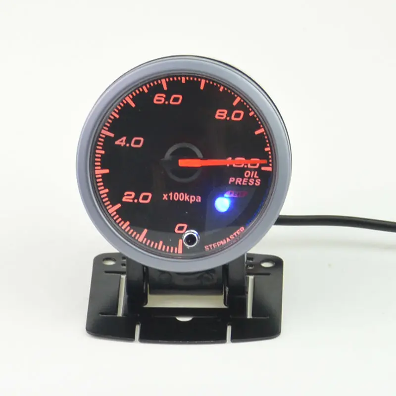 60 mm Car Oil Pressure Gauge Stepper motor self test function chnology warning function of 0 10