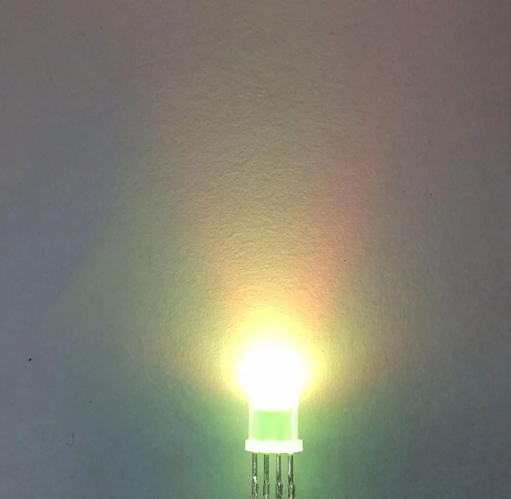 Бесплатная доставка 100 шт./лот LED 5 мм Общий Анод RGB 4Pin трехцветные диоды f5