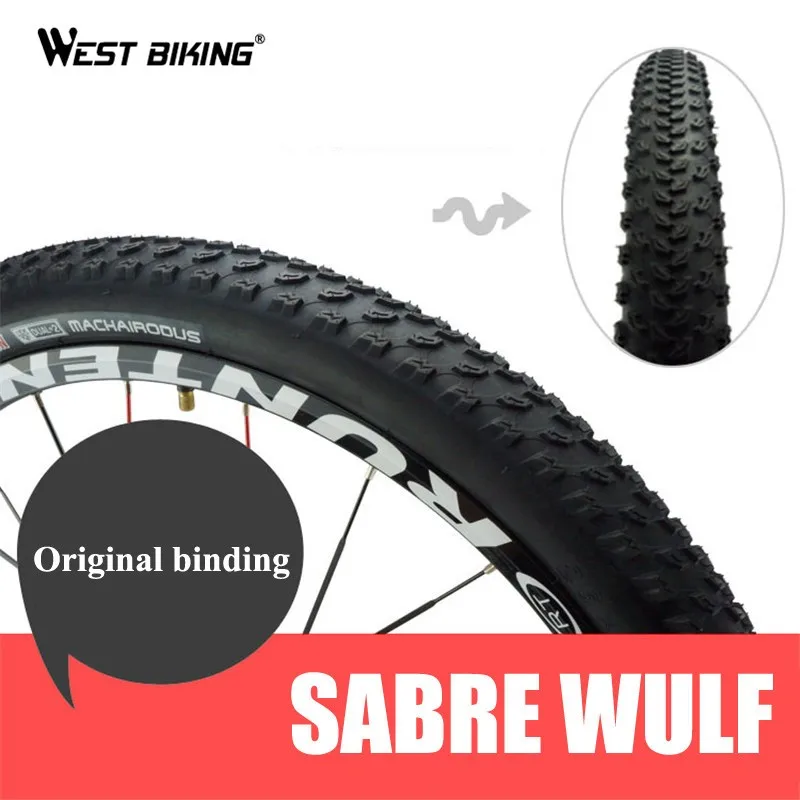 WEST BIKING велосипедная шина 26*2,1 Sharkskin, противоскользящая ножевая шина, велосипедная шина, запчасти для шоссейного велосипеда, MTB велосипеда, велосипедная шина