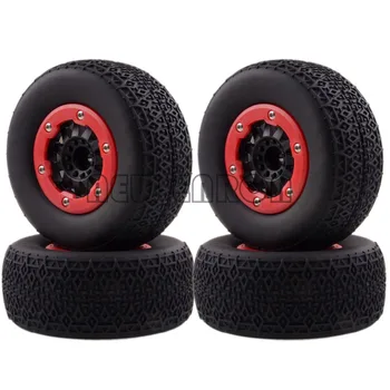 

4x 12mm Hex Wheel Rim & 108mm Tyres,Tires 1182-15 Fit RC 1/10 Model Slash 4x4