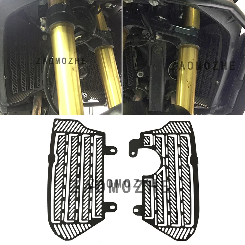 

For Honda CRF1000L Africa Twin 2016 2017 2018 Motorcycle Aluminum alloy Radiator Grill Guard Cover Protector