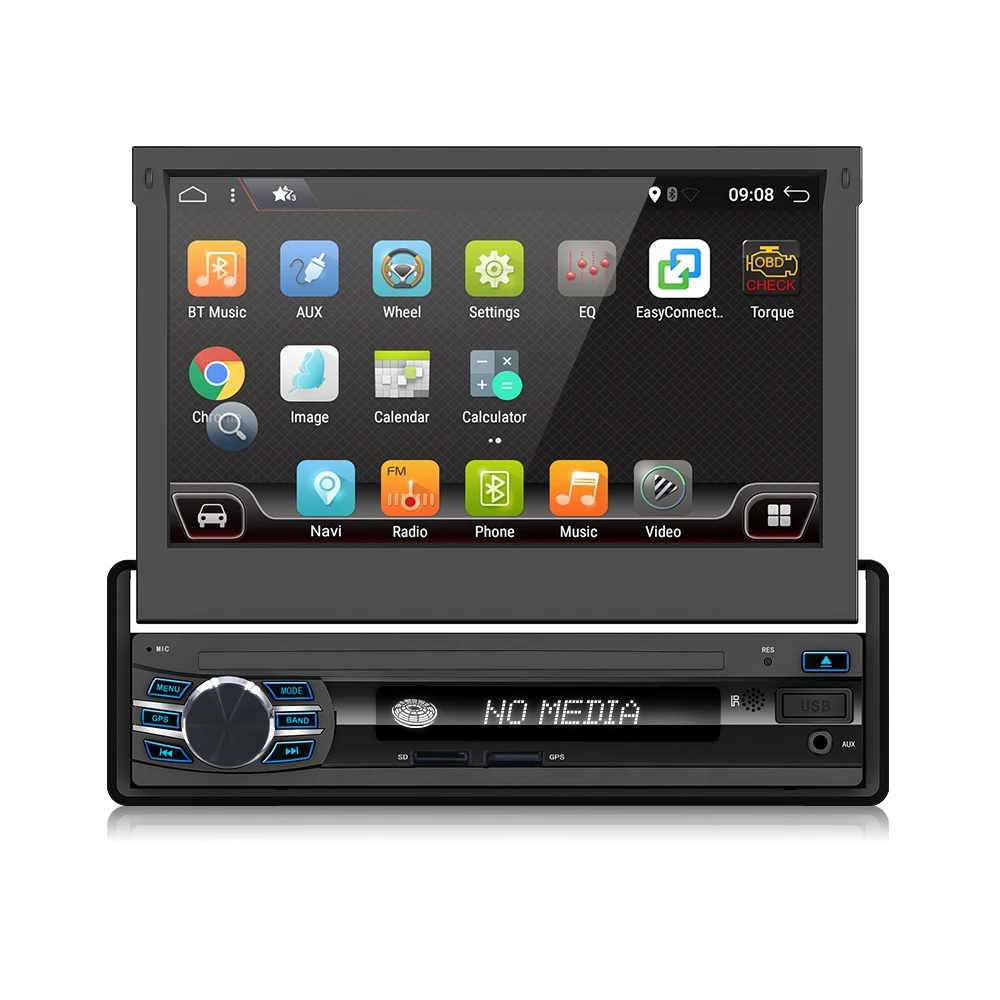 Clearance 1din 7" Universal car multimedia player Android 6.0 Quad Core Car radio GPS Navigation radio stereo Wifi BT autoRadio 4G SWC RDS 5