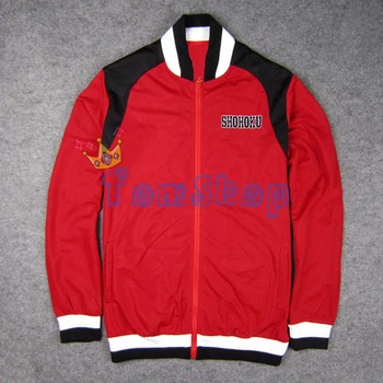 

Anime SLAM DUNK Shohoku School Basketball Team Cosplay Costume Fashion Red Unisex Baseball Jacket Coat Uniform Free Shipping