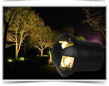 

DHL 12V Underground LED Lamp RGB 3W LED Step Stairs Recessed Wall Light 220V LED Step Lamp Floor Lamp Waterproof LED Footlight