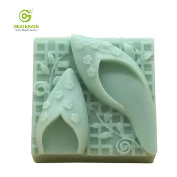 

Grainrain Flexible Soap Mold High Heel Women Shoes Silicone Soap Making Mould Handmade Candle Resin Molds