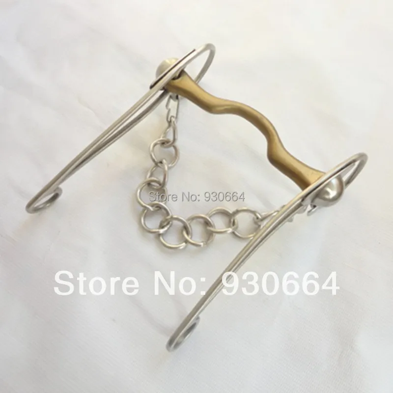 5 Inches Stainless Steel Gag Bit , Copper Mouth Bit , Horse equipment (H0922 ) 5 Inches Stainless Steel Gag Bit , Copper Mouth Bit , Horse equipment (H0922 )