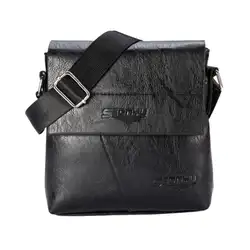 Senoyu Для мужчин Бизнес сумки Сумка Crossbody сумка клапаном крест Для тела из искусственной кожи груди мешок Прямая поставка оптовая продажа # t