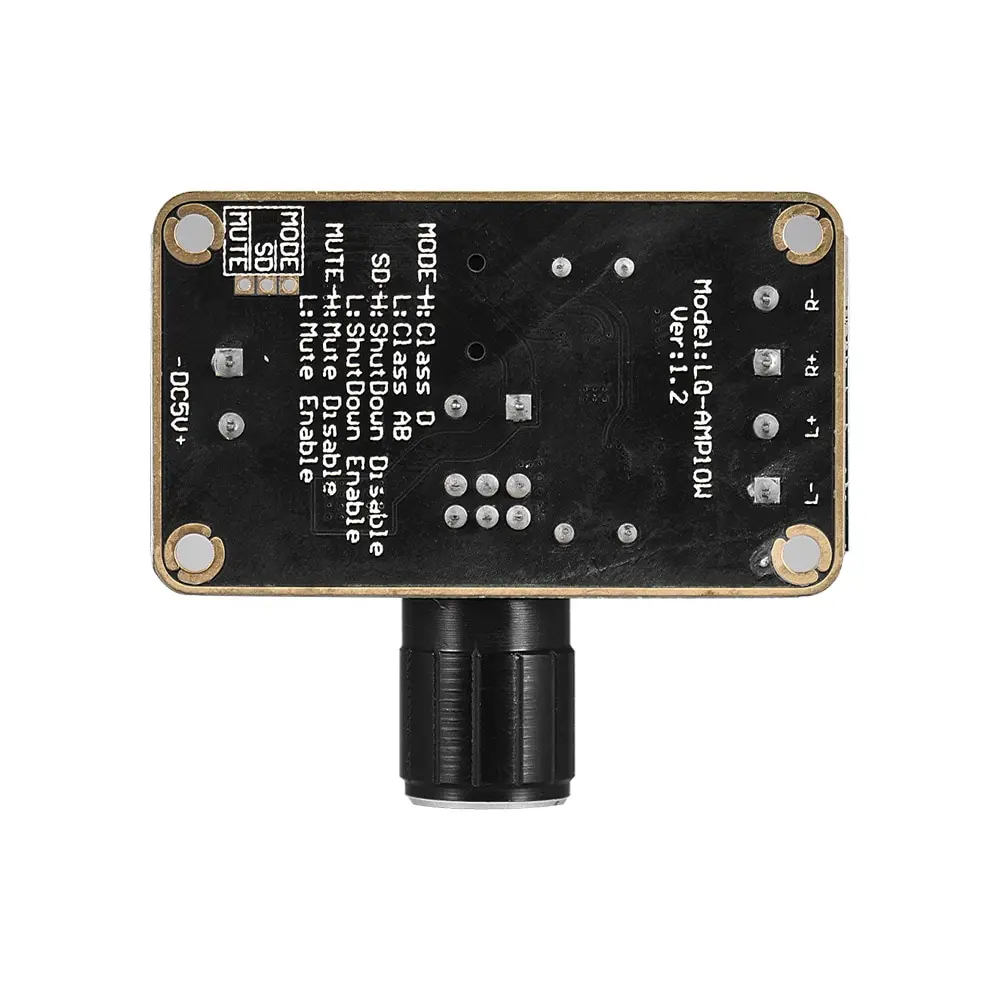 

Digital Audio Amplifier Module 5W + 5W Dual-channel Stereo Mini Amp Board Amplify DIY Circuit Board for Bookshelf Floor Speakers