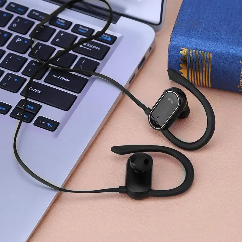 Waterproof Wireless Bluetooth Earphone Stereo Auriculares Bluetooth 4 1 Earpiece Sport Ear Hook Headset Handsfree Call with Mic