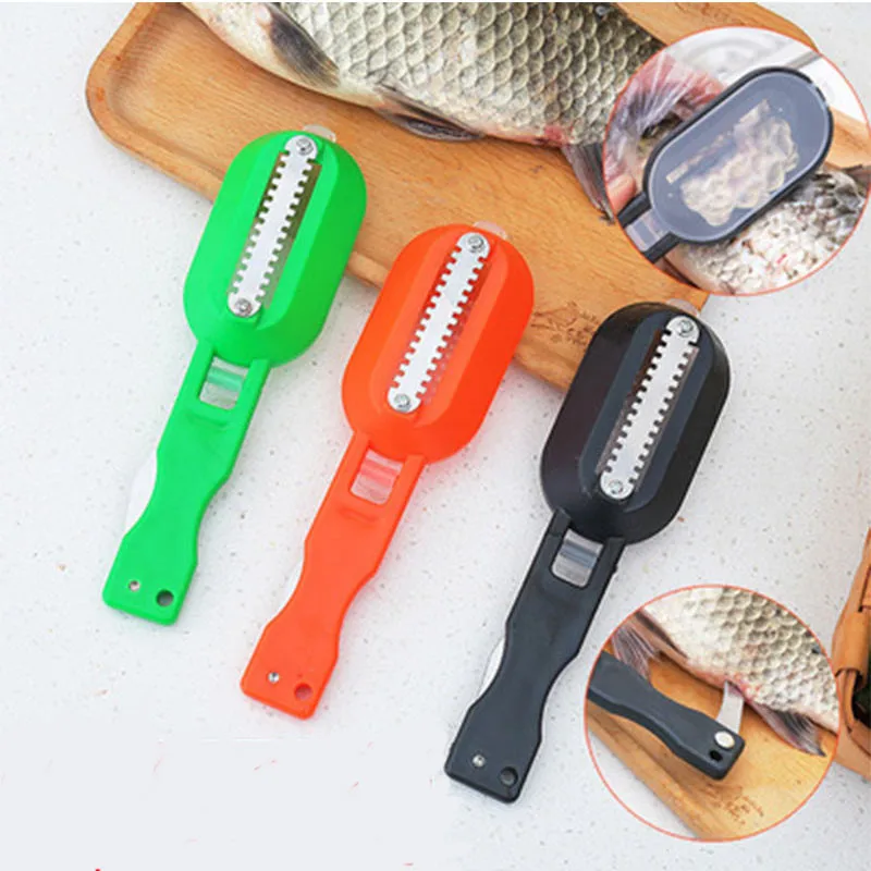 2pcs Stainless Steel Fish Scales Skinner Kitchen To Scale Kitchen