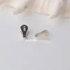 Однотонные блестящие серебряные плоские крышки ► Фото 3/4